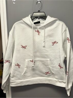 Jolie & Joy Pink Bow Hoodie